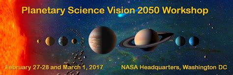 Planetary Science Vision 2050 Workshop