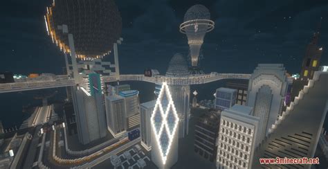 Futuristic City Utopia Map (1.19.2, 1.18.2) - A Futuristic City ...