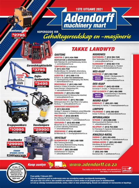 Adendorff Machinery Mart Catalogue - 2021/01/14 - 2021/01/20 | Rabato