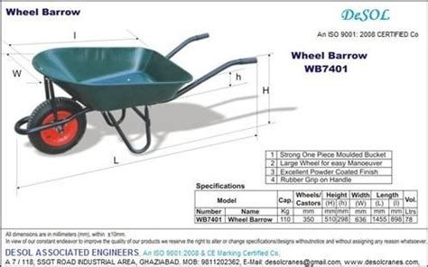 Wooden Wheelbarrow Dimensions PDF Plans