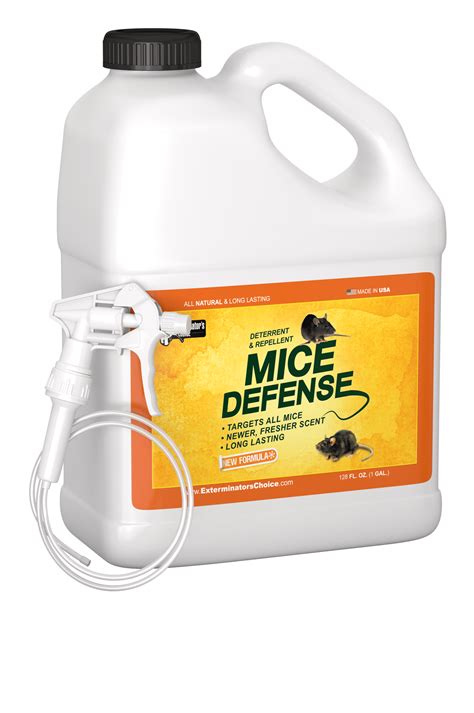 Mice Defense-All Natural-One Gallon (128 oz) Spray-Repellent and ...