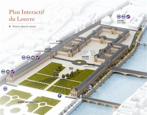 The Louvre Pyramid map - Map of The Louvre Pyramid (France)