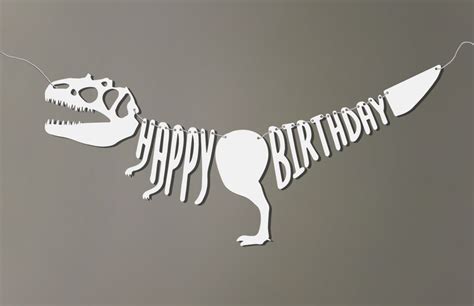 Jurassic Park Birthday Banner - Jurassic World / Jurassic Park Inspired ...