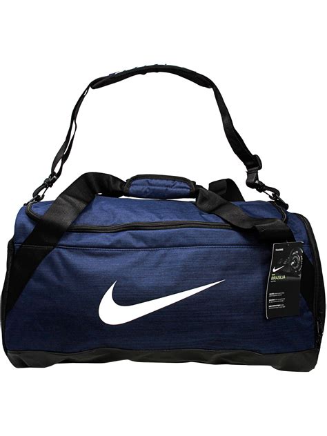 Nike Brasilia Duffel Polyester Duffle Bag - Midnight Navy / Black White - Walmart.com - Walmart.com