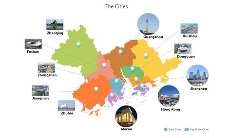 China Greater Bay Area Cities, 11 Cities in Greater Bay Area