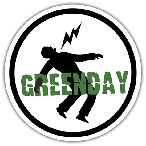 Sticker Green Day Danger | MuralDecal.com