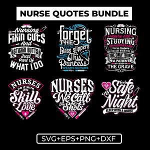 Nurse Quotes Svg Bundle Nurse Svg Funny Nurse Quotes Svg - Etsy