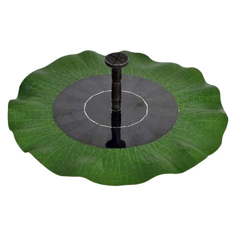 NUOLUX 1 Set Solar Pond Fountain Lotus-leaf Pond Fountain Solar ...