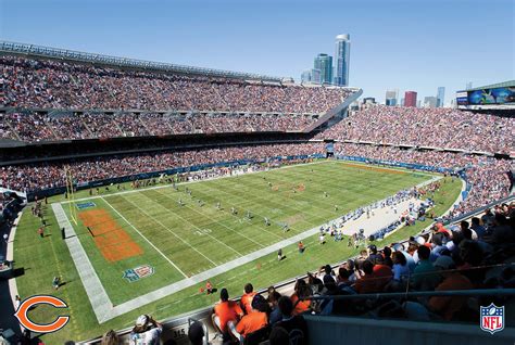 Chicago Bears Soldier Field | Nfl stadiums, Chicago bears stadium ...