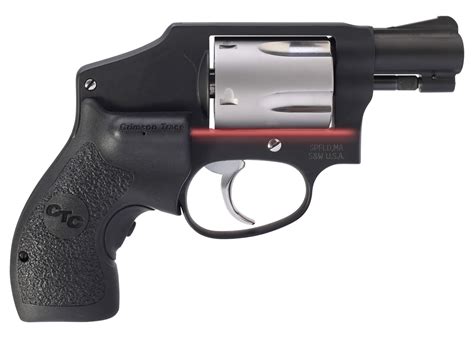 Smith & Wesson Model 442 Performance Center Revolver, 38 Special +P, with Crimson Trace LG-105 ...