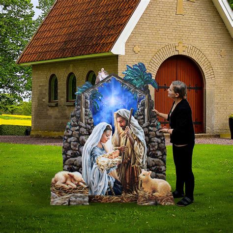 66 Tall Outdoor Nativity Scene Glory to God Outdoor - Etsy