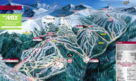 Keystone Colorado Ski Resort Map