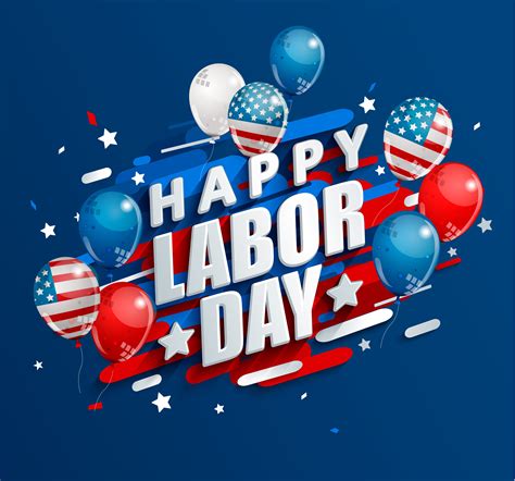 Happy Labor Day holiday banner. 332309 Vector Art at Vecteezy