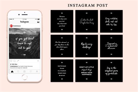 Simple Instagram Post Templates