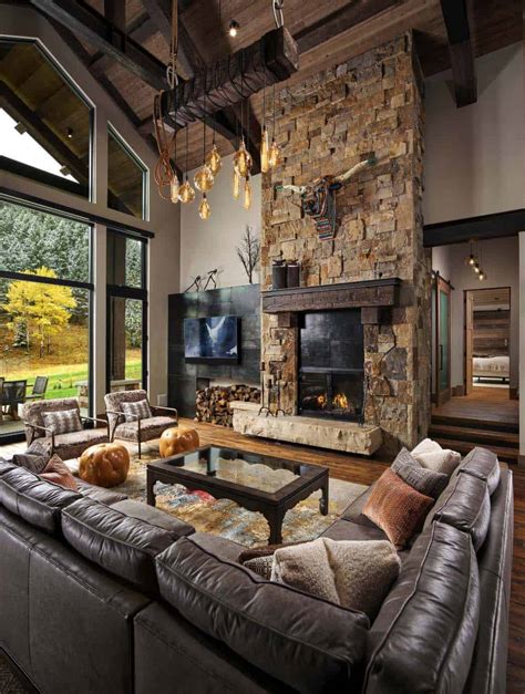 Rustic ranch house with a bike barn in Colorado: HandleBar Ranch - Interior Design