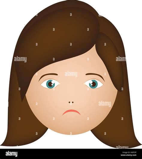 Sad cartoon face hi-res stock photography and images - Alamy