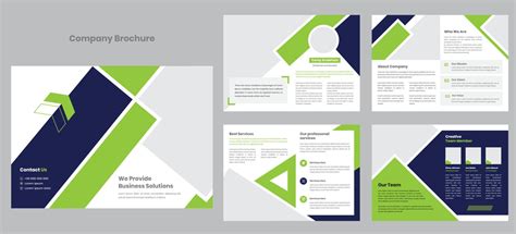 Bifold Brochure Template 13740049 Vector Art at Vecteezy