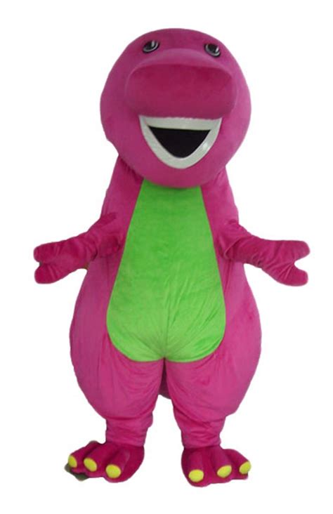 Buy Dinosaur Barney Costume Adult Size Barney Mascot Costume Barney Suit Adult Online at ...