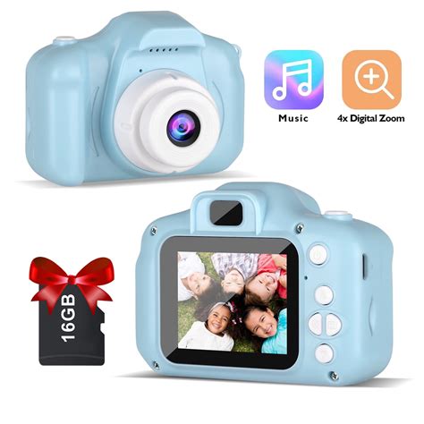 EEEkit Digital Camera for Kids, 1080P Kids Digital Camera Video Camcorder USB Rechargeable with ...