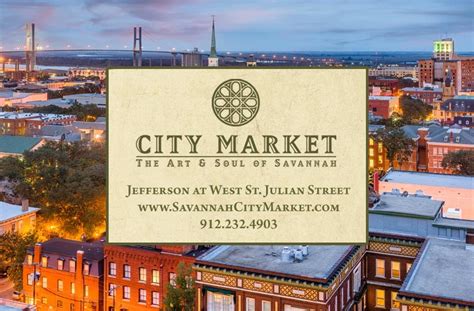 Savannah City Market - Historic Shopping, Dining, Entertainment, & More