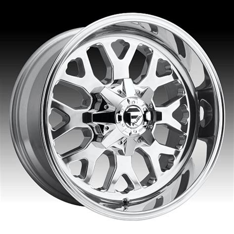 Fuel Titan D586 Polished Custom Truck Wheels Rims - D586 / Titan - Discontinued Fuel Wheels ...