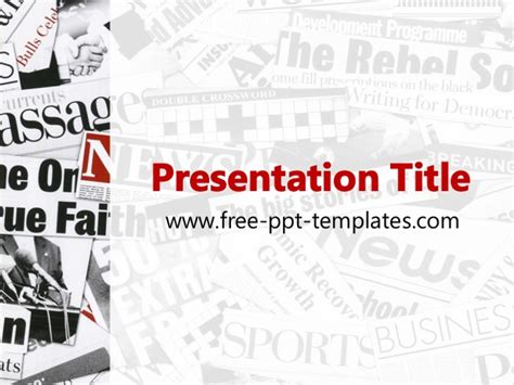 News PowerPoint Template - Mr. Templates