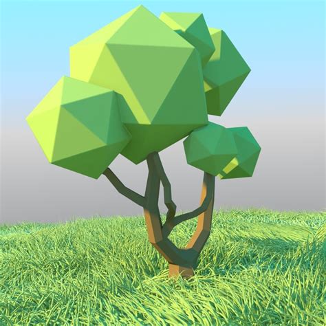 Low poly tree Download Free 3D models