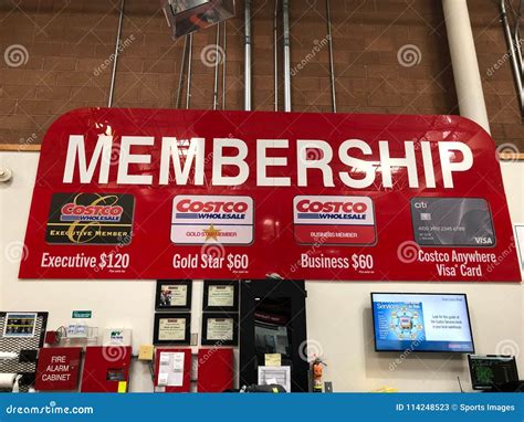 Costco Wholesale Membership Sign. Editorial Stock Photo - Image of consumer, bright: 114248523