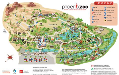 Phoenix Zoo Map 2024 - Bette Chelsae