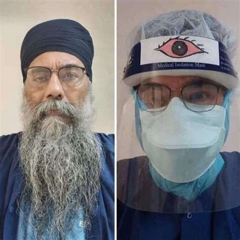 Sikh Doctors Determined to Maintain Beard Whilst on Front-Line | SikhNet