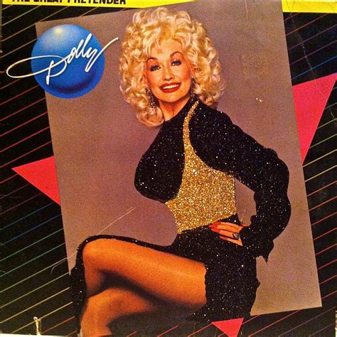 Glittered Dolly Parton Album Cover Art