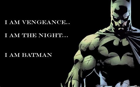 Batman Vengeance Quote HD Wallpaper