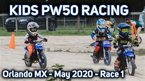 PW50 RACING ON NEW TRACK AT ORLANDO MX | Florida Series PW50 Beginner ...