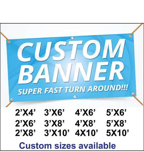 Custom Vinyl Banner Full Color Personalized Design Happy - Etsy