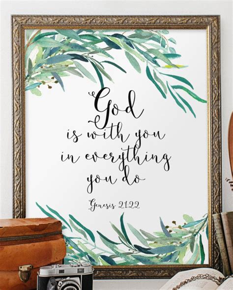 Biblical wall art quotes bible verse wall art print | Etsy