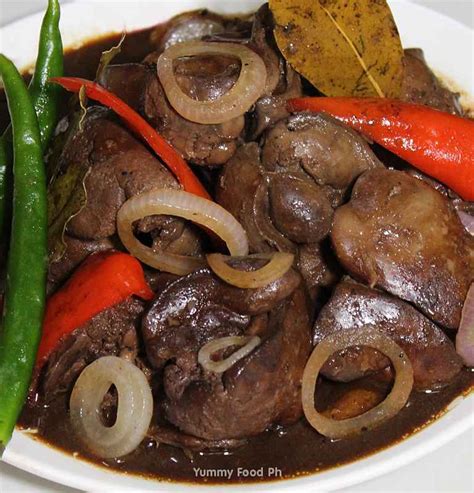 Adobong Atay ng Manok – Pinoy recipe - Yummy Food Ph