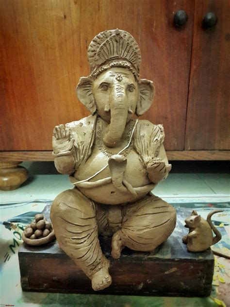 How to make ganesh idol from Clay and celebrate eco-friendly Ganesh ...