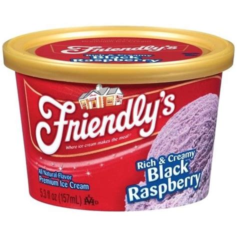 Friendly's Black Raspberry Ice Cream, 5.3 oz Reviews 2020