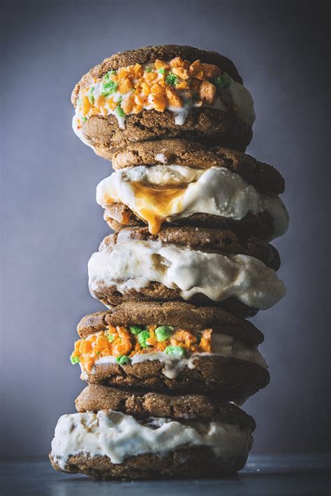 Apple Jacks Cereal Milk Ice Cream Sandwiches with Applejack (Brandy) Caramel Swirl – HonestlyYUM