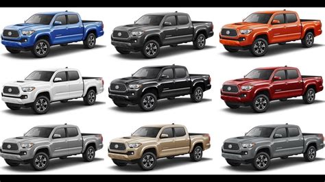 Toyota 2021 Tacoma Colors