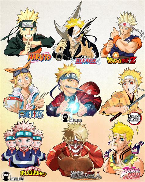 Kawaki Legacy - Naruto in 9 different manga styles.🔥...