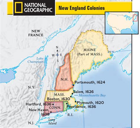 Map Of The Middle Colonies - Maping Resources