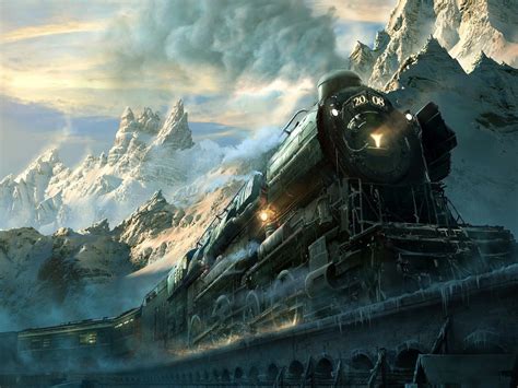 train, Mountains HD Wallpapers / Desktop and Mobile Images & Photos