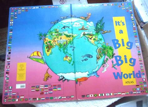 CARTOON MAP MAPS OF THE CONTINENTS COUNTRIES USA EUROPE LOVELY BIG WORLD ATLAS | #1847129509