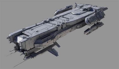 Sci Fi Spaceship Concept Art Designs