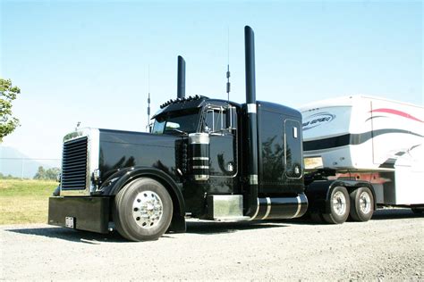 Custom Black Kenworth