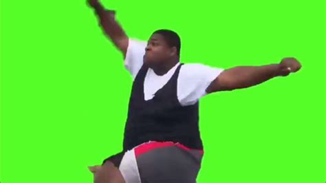 Fat guy dancing green screen for video editing - YouTube