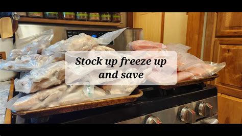 Stock up freeze up and save - YouTube