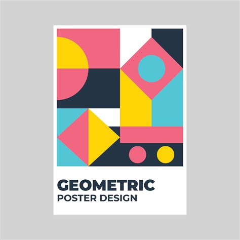 Geometric Poster Design 463860 Vector Art at Vecteezy