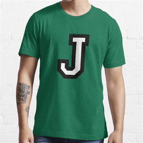 "Letter J two-color" T-shirt for Sale by theshirtshops | Redbubble | j ...